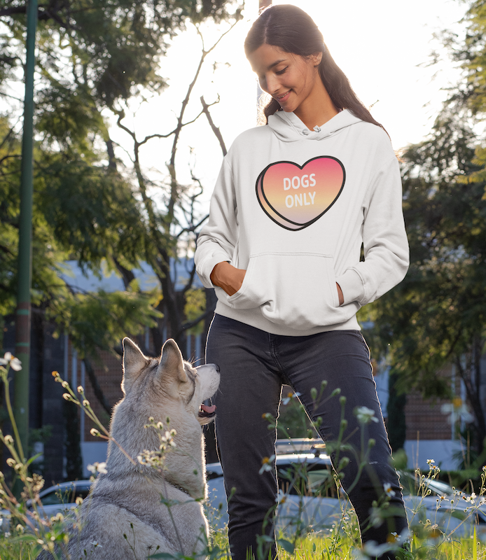 Dogs Only - See Spot Rescued Fundraiser Sunset Pullover Hoodie