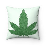 Just a Pot Leaf Square Pillow