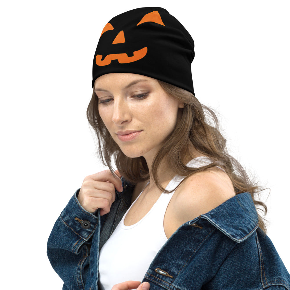 
            
                Load image into Gallery viewer, Pumpkin Face Beanie
            
        