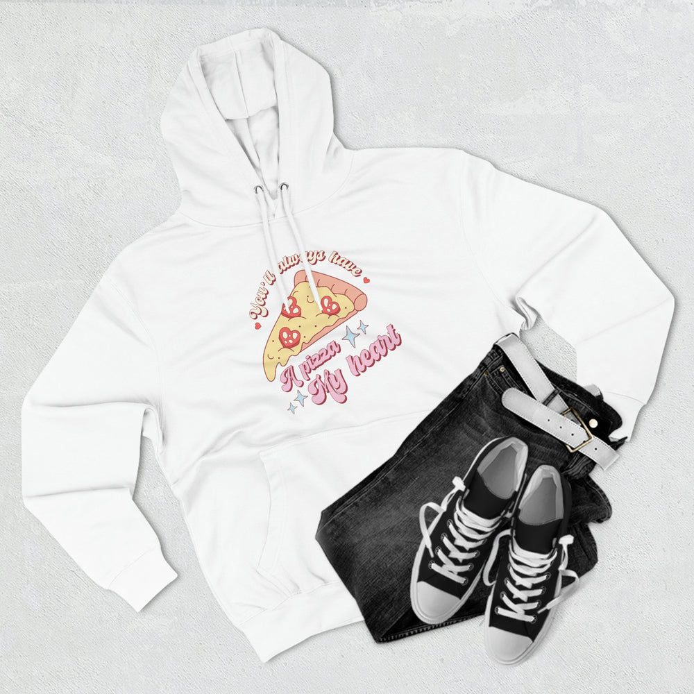 
            
                Load image into Gallery viewer, You&amp;#39;ll Always Have a Pizza My Heart Valentine&amp;#39;s Premium Pullover Hoodie
            
        