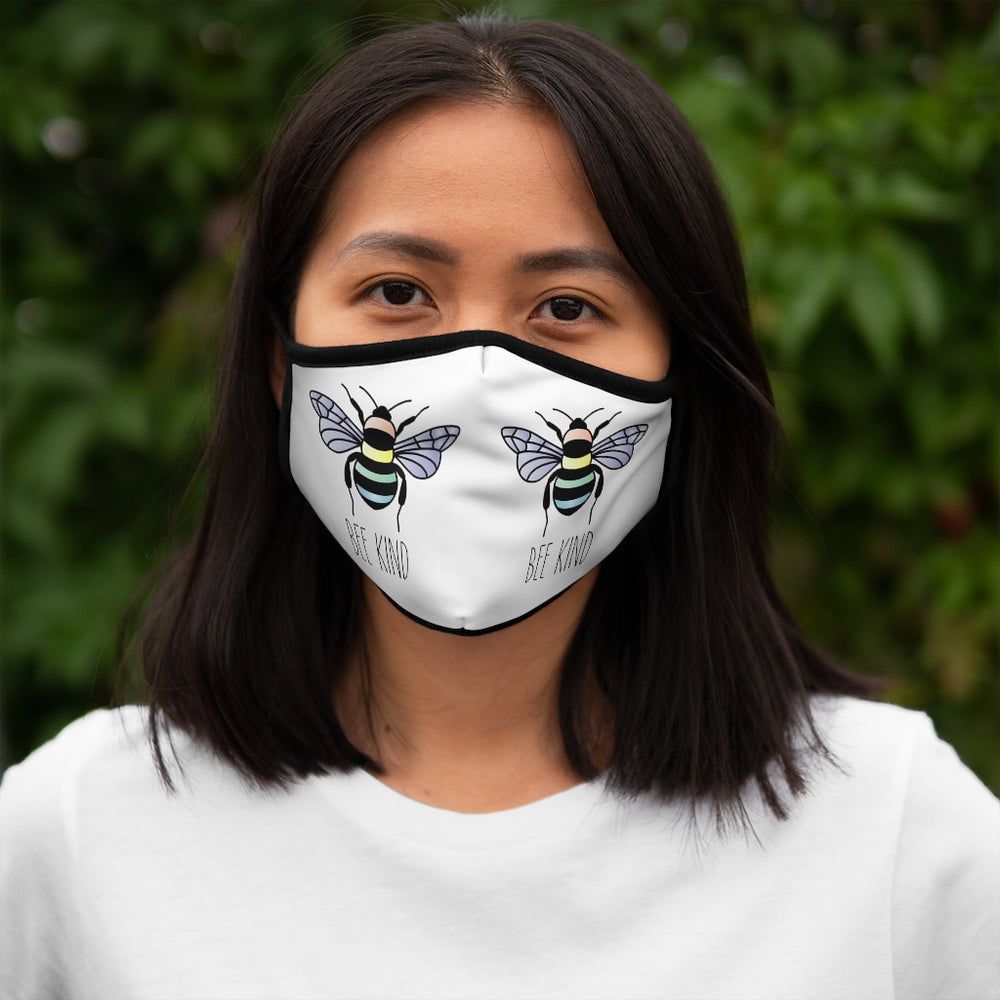 Bee Kind Fitted Polyester Face Mask