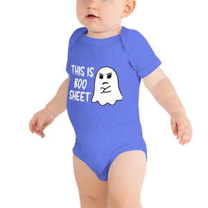 This Boo Sheet Baby Bodysuit