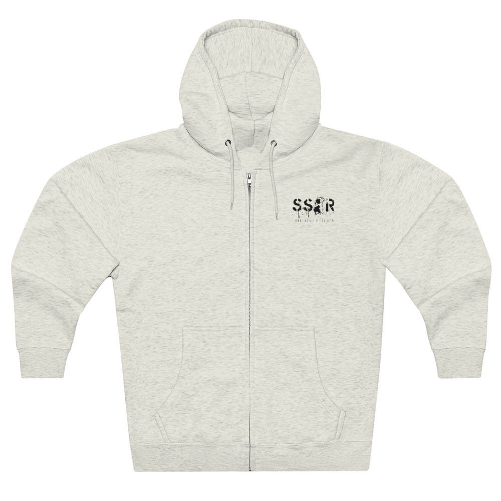 
            
                Load image into Gallery viewer, (Oatmeal Only) See Spot Rescued Fundraiser Sunrise Zip-Up Hoodie
            
        