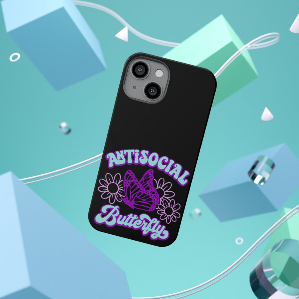 Anti Social Butterfly Purple Shades Impact-Resistant Cases