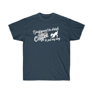 
            
                Load image into Gallery viewer, Coffee &amp;amp; Dogs Ultra Cotton Tee
            
        