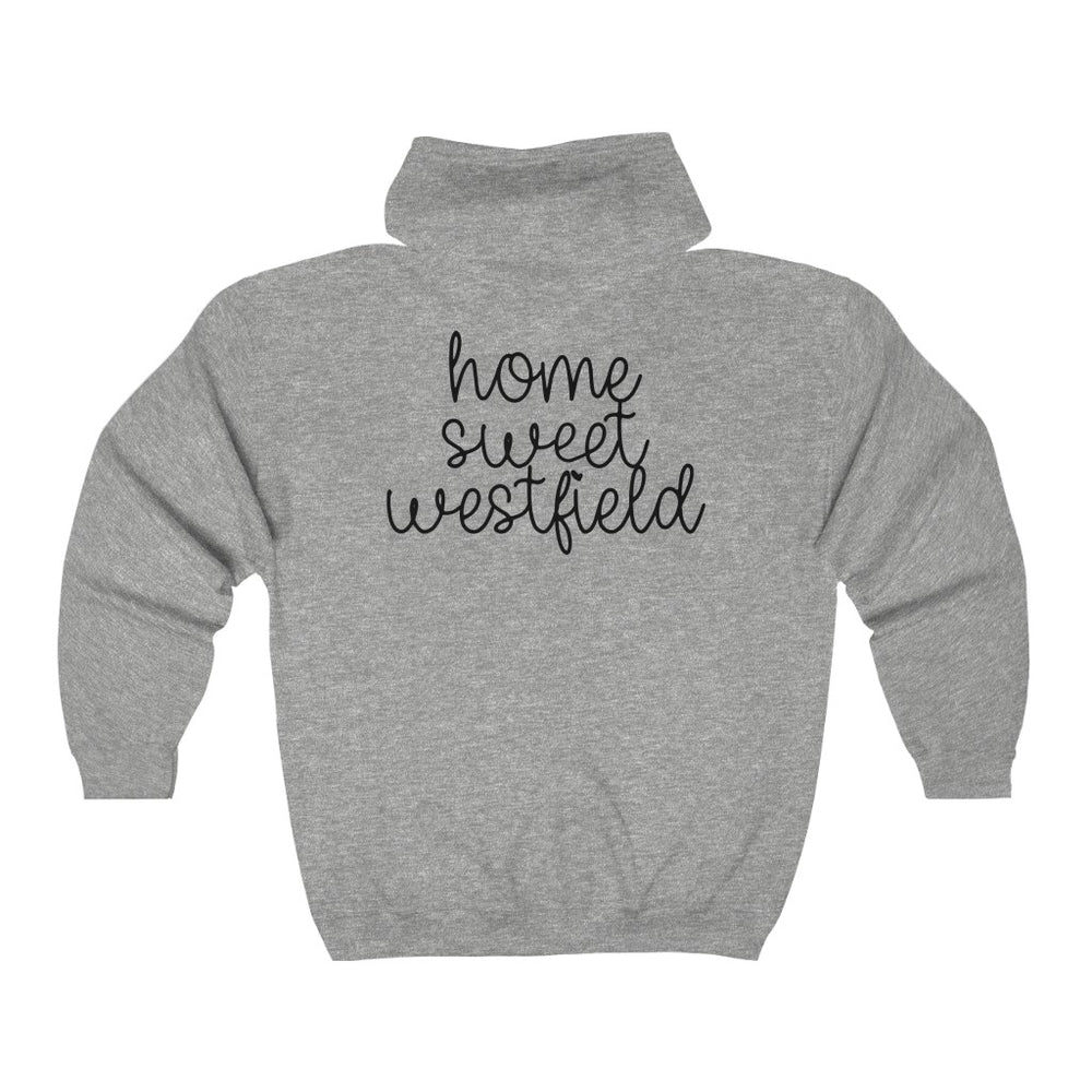 
            
                Load image into Gallery viewer, Home Sweet Westfield Full Zip Hooded Sweatshirt
            
        