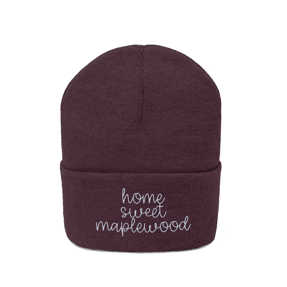 
            
                Load image into Gallery viewer, Home Sweet Maplewood Knit Beanie
            
        