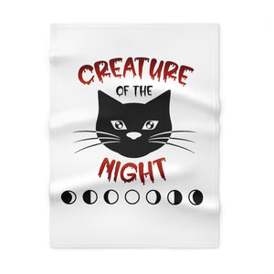 
            
                Load image into Gallery viewer, Creature of the Night Soft Fleece Blanket
            
        