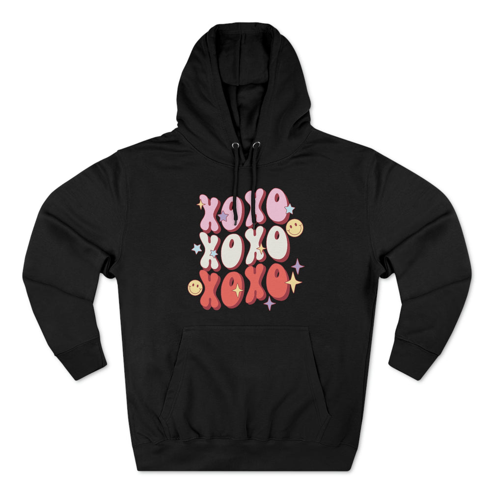 XOXO Retro Cute Valentine's Premium Pullover Hoodie
