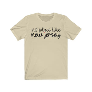 
            
                Load image into Gallery viewer, No Place New Jersey Unisex Jersey Short Sleeve Tee
            
        