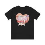 At Least My Dog Loves Me Retro Anti-Valentine's Day Short Sleeve Tee