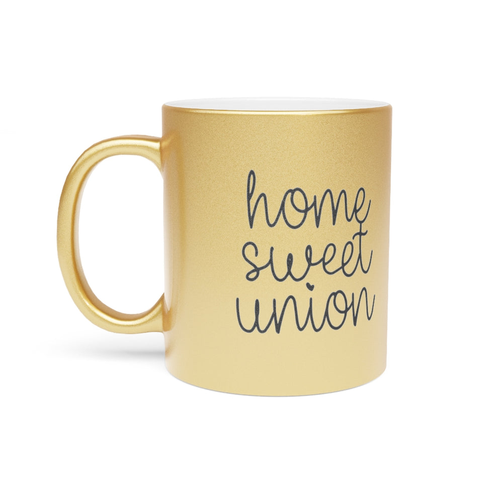 Home Sweet Union Metallic Mug (Silver / Gold)