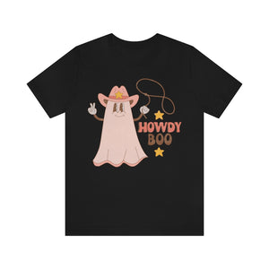 Howdy Boo Vintage Halloween Unisex T-Shirt