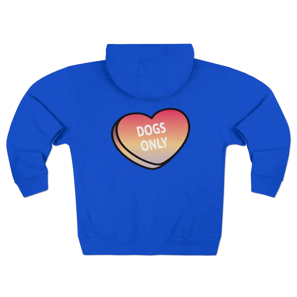 Dogs Only  - See Spot Rescued Fundraiser Sunset Zip-Up Hoodie