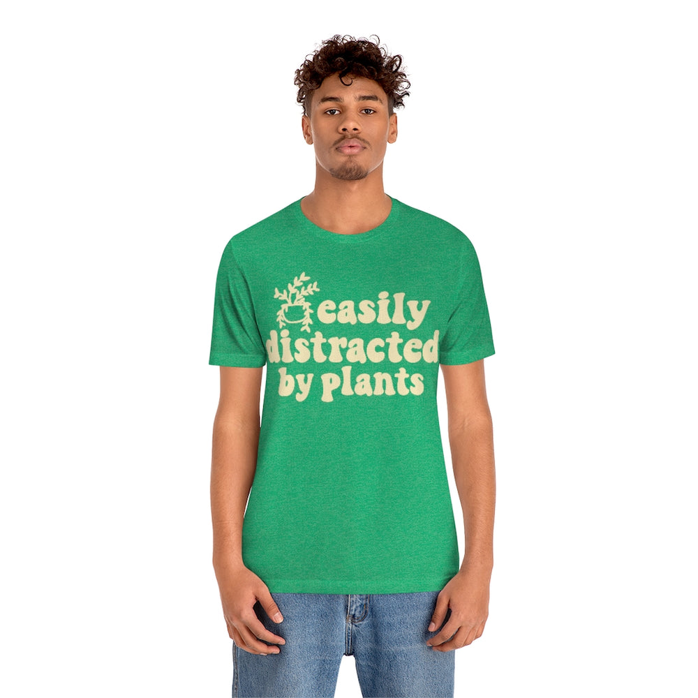 Easily Distracted By Plants - Plant Lover Women's Sleeve Tee