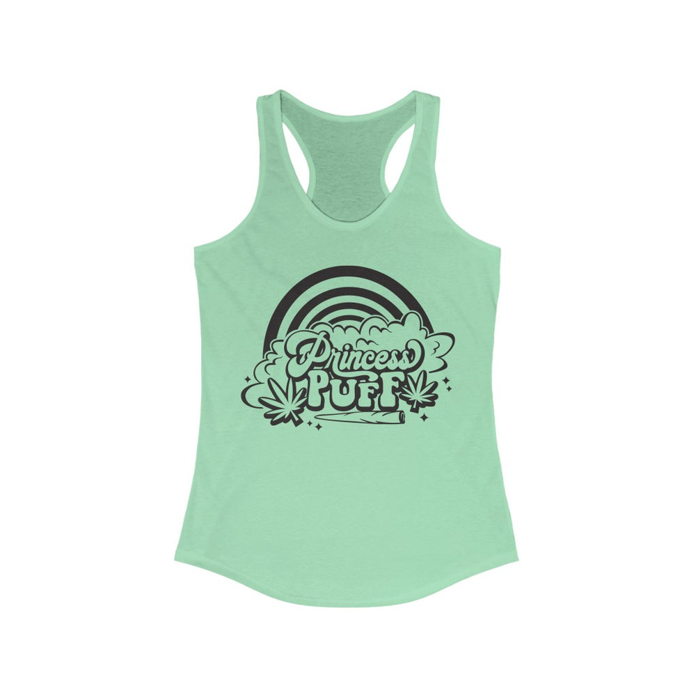 
            
                Load image into Gallery viewer, Princess Puff Puff Pass Canna Love Racerback Tank
            
        