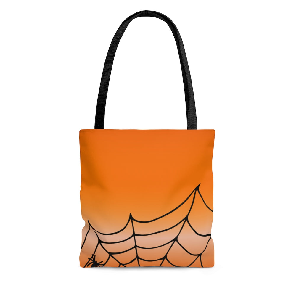 Pumpkin Spiced Tangled Web Tote Bag