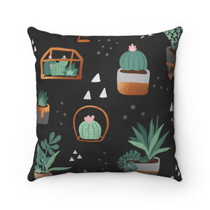 
            
                Load image into Gallery viewer, All The Plants Black Pillow
            
        