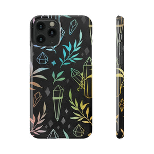 
            
                Load image into Gallery viewer, Black Rainbow Crystal Slim Cases
            
        