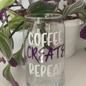 
            
                Load image into Gallery viewer, Handmade Glass Can Dog Mom, Plant Lover, Coffee Addict, Funny Cute Beer Can, Rainbow Gifts, Graduation gift, summer glasses
            
        