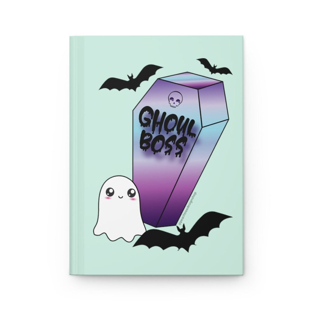 Cute Ghost Ghoul Spooky Mint Journal