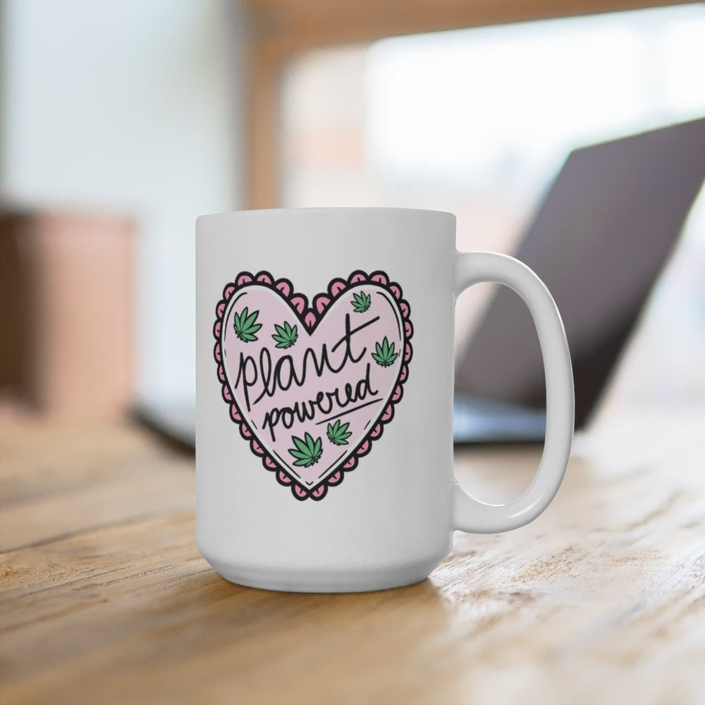 
            
                Load image into Gallery viewer, Plant Powered Coffee &amp;amp; Canna Mug, 420 Love, Canna gifts, Pot smoker gifts
            
        