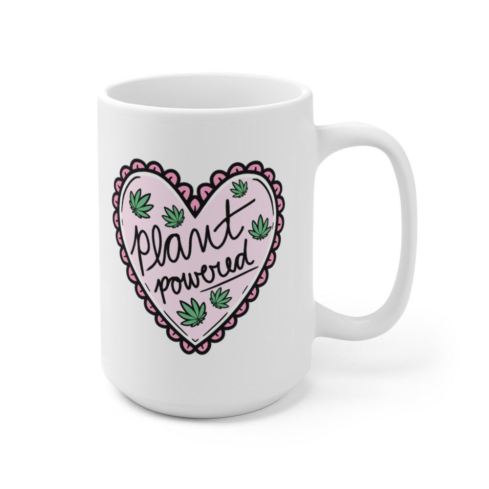 Plant Powered Coffee & Canna Mug, 420 Love, Canna gifts, Pot smoker gifts