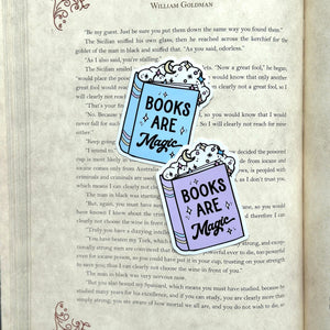 Books are Magic Sticker, BookTok, Reading Stickers, Kindle Sticker, Laptop Decal, Book Lover Gift, Book Presents, Magical Gift, Bibliophile