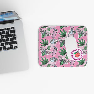
            
                Load image into Gallery viewer, Cute Stoner Mouse Pad, Pothead gift, dispensary, crystal mouse pad, Cottagecore decor, pretty desk accessories, gamer gifts for her, mat
            
        