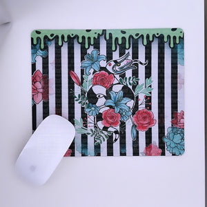 
            
                Load image into Gallery viewer, Spooky Mouse Pad, White Elephant Gift, Mouse Pad, Holiday Office Present, Fun desk accessories, Magical Decor, Mushroom Office, Dorm Decor
            
        
