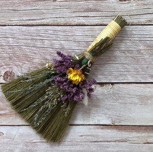 Witches Besom, Witch Broom, Witch Decor, Samhain Season, Witch Altar Decor, Protection Ritual, Witch Aesthetic, Housewarming Gift, Halloween