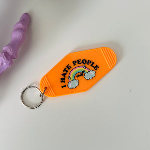 Creepy Cute Keychain, Pastel Goth Accessories, Funny Motel Keychain, Gifts for Friend, New Driver Gifts, Groovy Keychain, Sarcastic Keychain