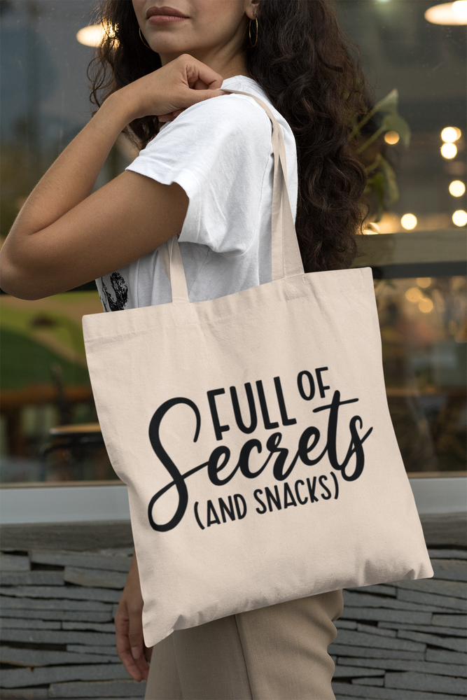 
            
                Load image into Gallery viewer, Full of Secrets Recycled Cotton Tote
            
        
