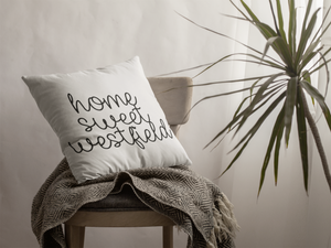 Home Sweet Westfield Throw Pillow