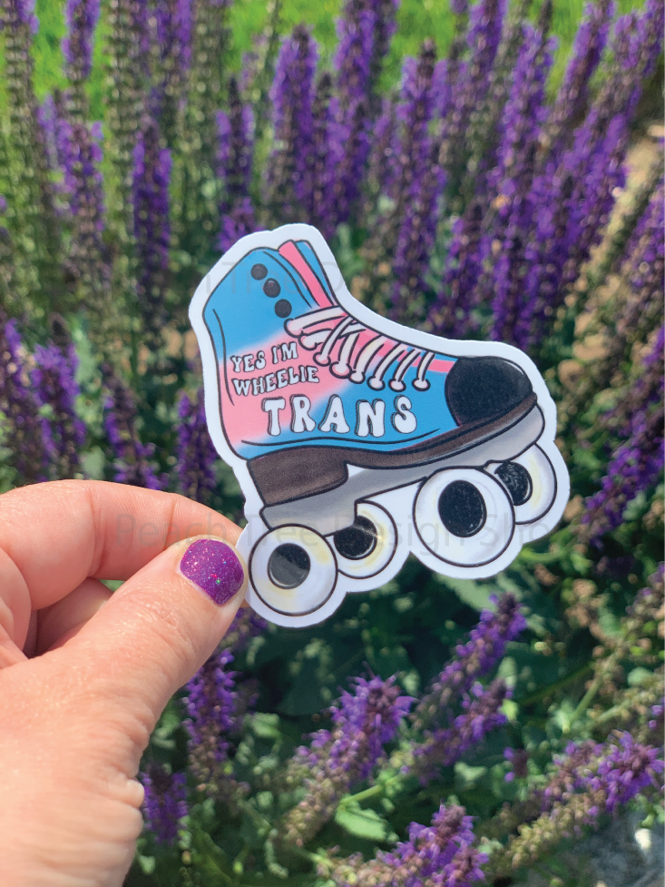 
            
                Load image into Gallery viewer, Skate Not Hate Pride Handmade Stickers
            
        